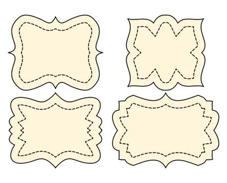 Empty frame vector symbol icon design. Stock Illustration