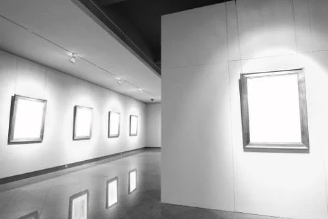 Empty frames Foto stock