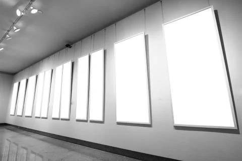 Empty frames Foto stock