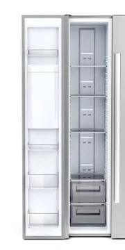 Empty freezer Stock Illustration