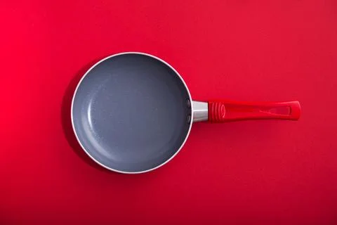 Empty frying pan Stock Photos