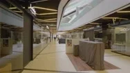 Empty Galeria Katowice. Fighting Coronavirus Stock Footage