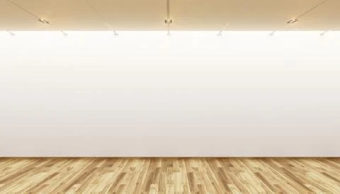 Empty gallery Stock Illustration