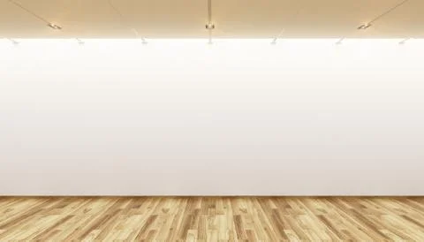 Empty gallery Stock Illustration