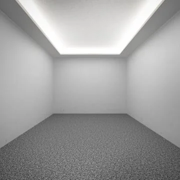 Empty gallery interior 스톡 일러스트