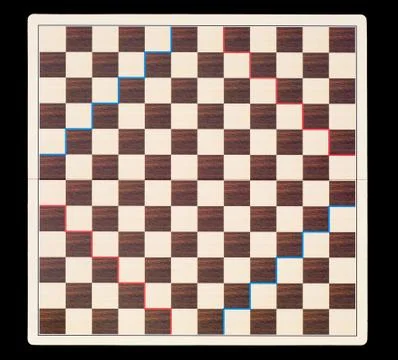 Empty game board on a black background Stock Photos