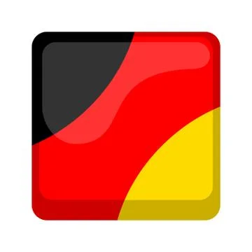 Empty Germany campaign button Illustrazione stock