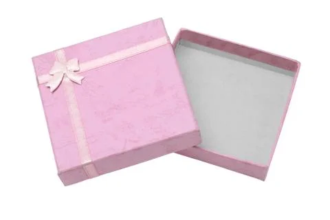 Empty gift box Stock Photos