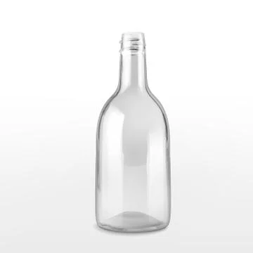 Empty glass bottle Stock Illustration