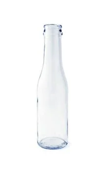 Empty glass bottle Foto stock