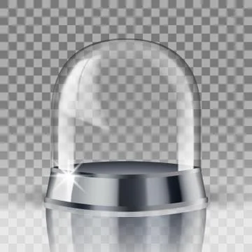 Empty Glass Bulb. Transparent Case For Your Object イラスト素材