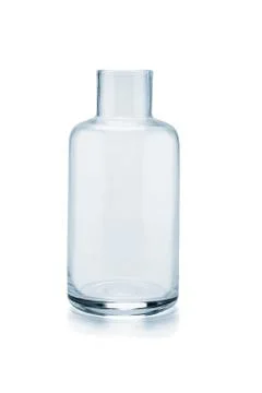 Empty glass container Stock Photos