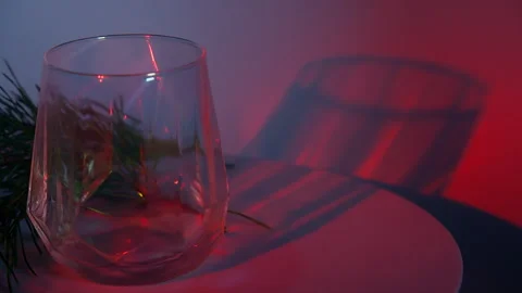 Empty Glass Cup Prepared For Tea Drinking Stock Footage 260399621