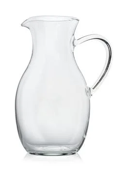 Empty glass decanter Stock Photos