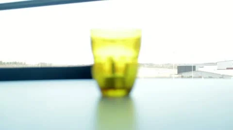 Empty Glass Stock-Footage 10854162