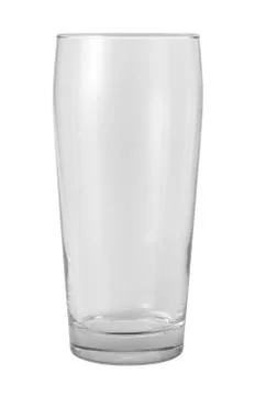 Empty glass isolated with clipping path Stock Photos