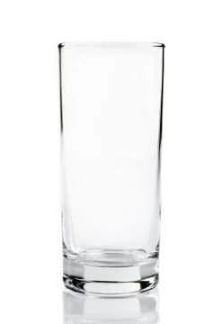 Empty glass isolated Stock Photos
