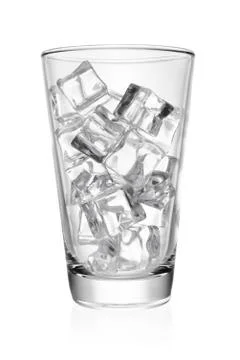 Empty glass isolated Stock Photos