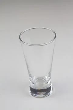 Empty glass. isolated on a white background 스톡 사진