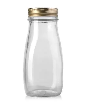 Empty glass jar Stock Photos