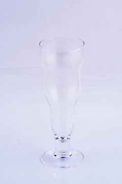 Empty glass nothing on the white background. 写真素材