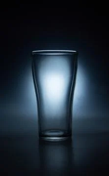 Empty glass 스톡 사진