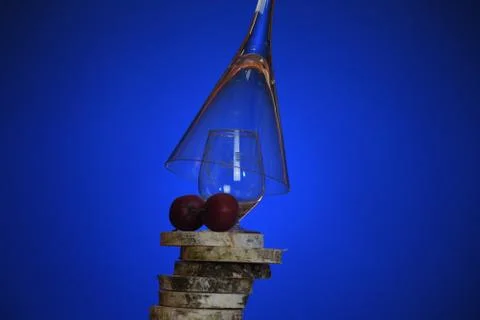 Empty glass. Stock Photos