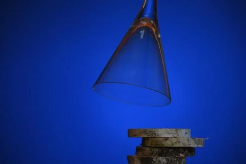 Empty glass. Stock Photos