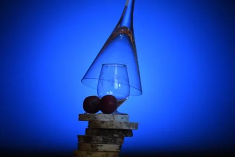 Empty glass. Stock Photos