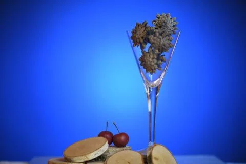 Empty glass. Stock Photos