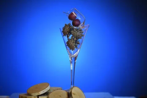 Empty glass. Stock Photos