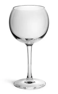 Empty glass for red wine Stock Photos