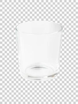 Empty glass on a transparent background Stock Photos
