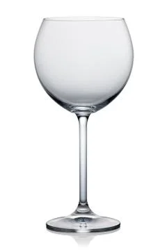 Empty glass for wine Stock Photos
