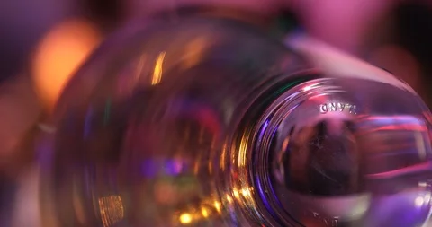 Empty Glasses in the pub Stock Footage 98057769