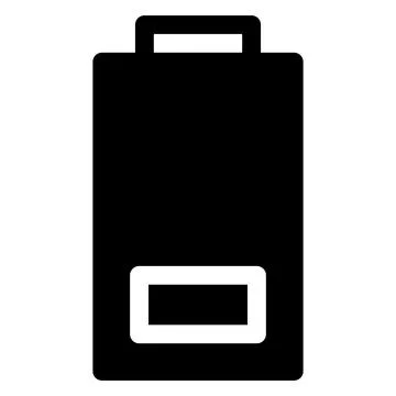 Empty glyph icon vector illustration isolated on white background 스톡 일러스트