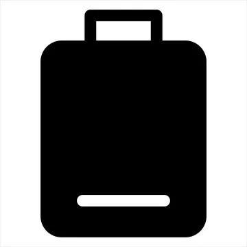 Empty glyph icon vector illustration isolated on white background 스톡 일러스트