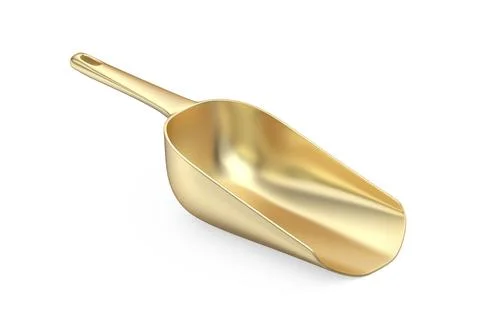 Empty golden scoop イラスト素材