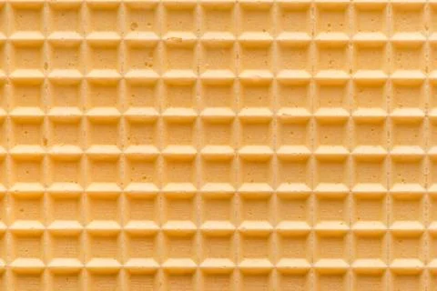Empty golden wafer background for your design, close up Stock Photos