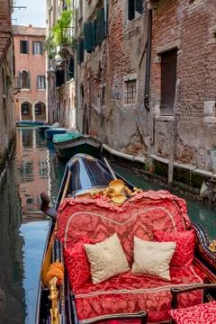Empty gondola Stock Photos