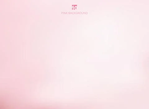 Empty gradient pastel pink studio room background Stock Illustration