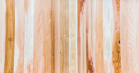 Empty gray wooden wall texture background Ready for product display montage. Stock Photos