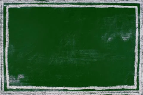 Empty green Chalk board Background Blank Blackboard Background. Stock Photos