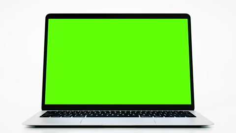 Empty Green Screen Display Laptop for Watching and Paste Background Mockup 4k 库存影片 153654846