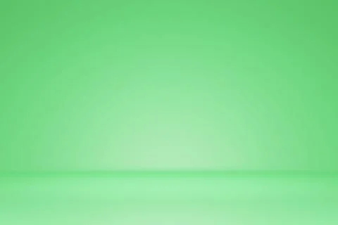Empty green studio abstract background with spotlight effect.  Stock Illustration