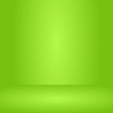 : Empty green studio room background ,Template mock up for display of product Illustrazione stock