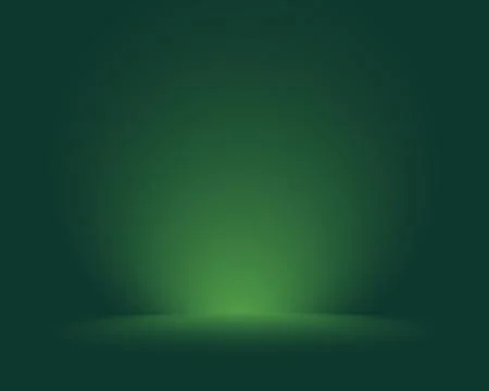 Empty green studio room background ,Template mock up for display of product Illustrazione stock