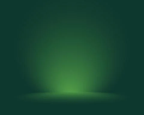 Empty green studio room background ,Template mock up for display of product Illustrazione stock