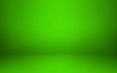 Empty green studio room interior. Clean workshop for photography or presentat 스톡 일러스트