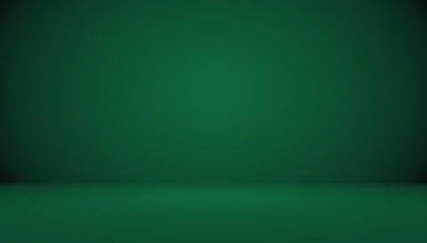 Empty Green Studio well use as background,website template,frame Stock Illustration